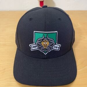 Black Cap with Embroidered Logo